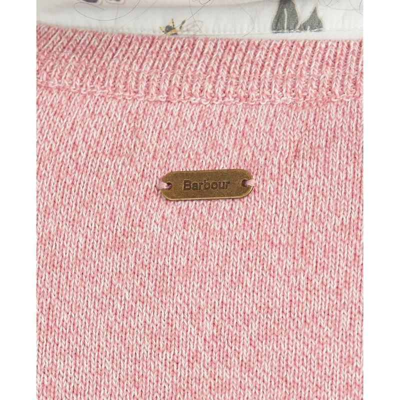 Barbour Bowland Ladies Knit - Dusty Rose - William Powell