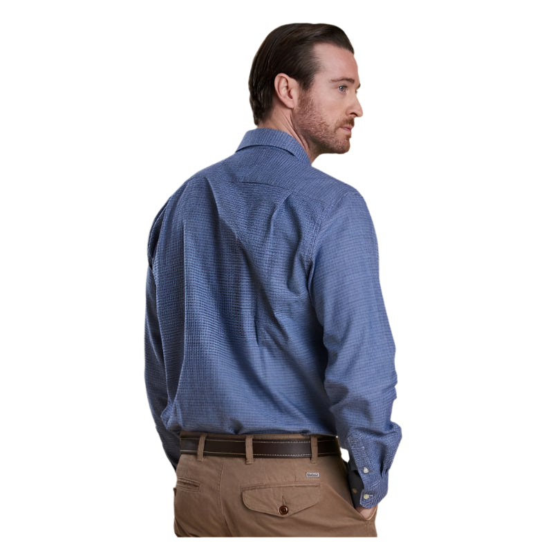 Barbour Bowness Check Shirt - Navy - William Powell