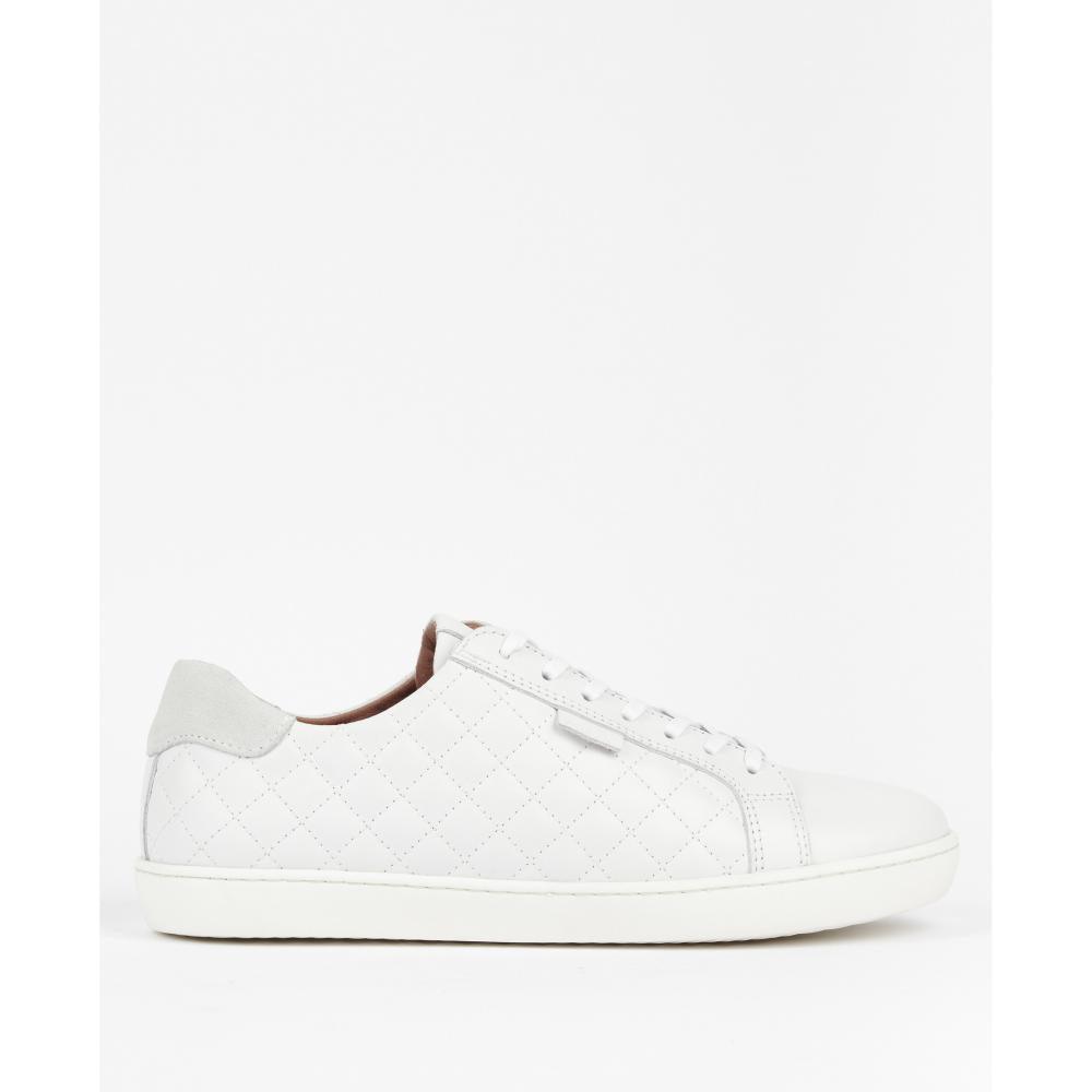 Barbour Bridget Ladies Trainers - White - William Powell