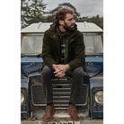 Barbour Brockstone Mens Waterproof Jacket - Dark Olive - William Powell