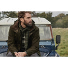 Barbour Brockstone Mens Waterproof Jacket - Dark Olive - William Powell
