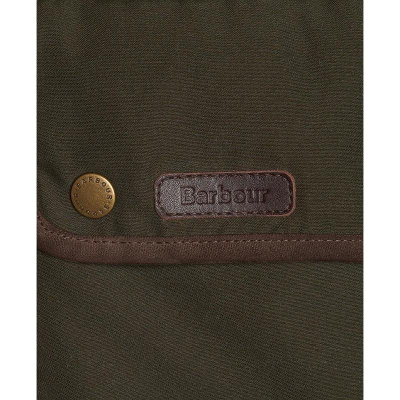 Barbour Burton Mens Quilted Waterproof Jacket - Dark Olive - William Powell