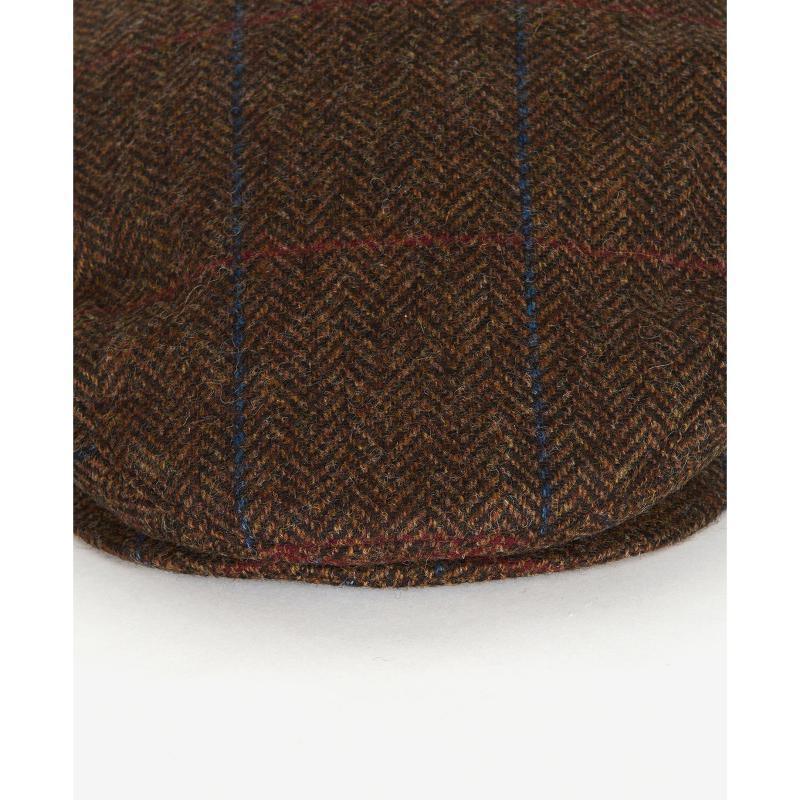 Barbour Cairn Mens Tweed Cap - Brown Check - William Powell