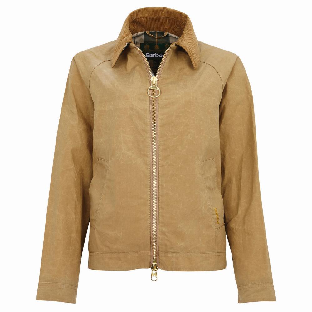 Barbour Campbell Showerproof Ladies Jacket - Sand/Ancient - William Powell