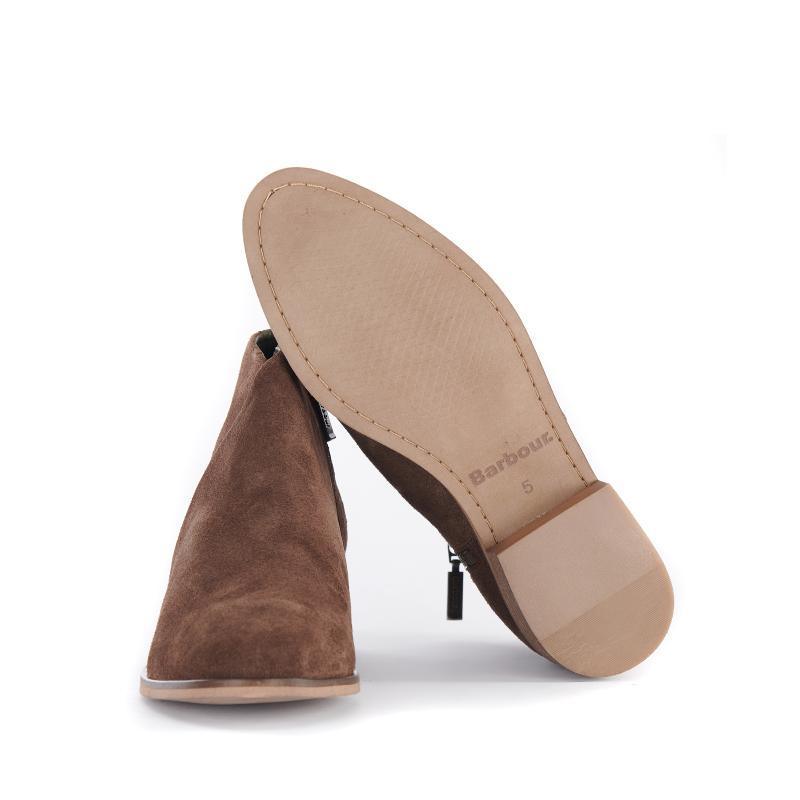 Barbour Caryn Ladies Ankle Boot - Choco Suede - William Powell