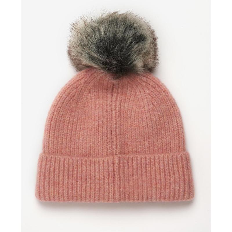 Barbour Chilton Ladies Beanie - Pink - William Powell