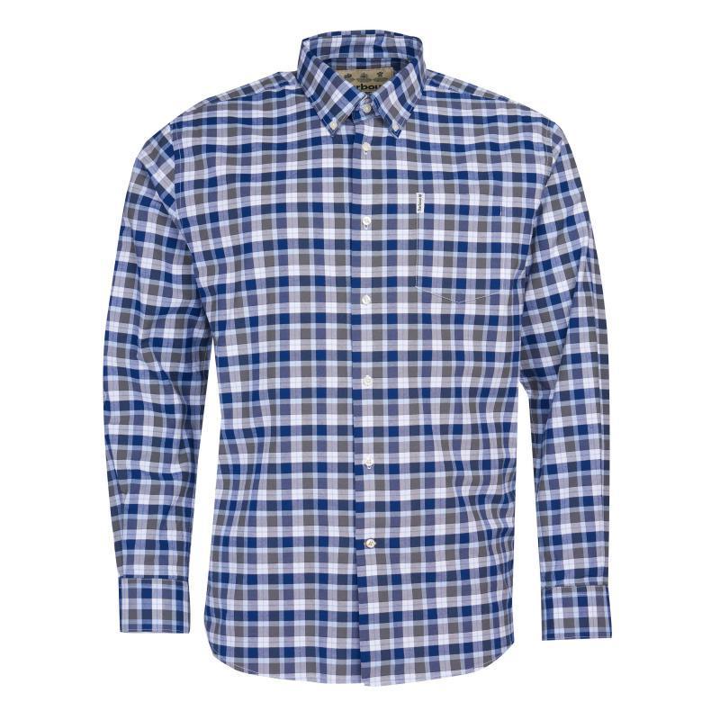 Barbour Country Check 15 Mens Regular Fit Shirt - Olive - William Powell
