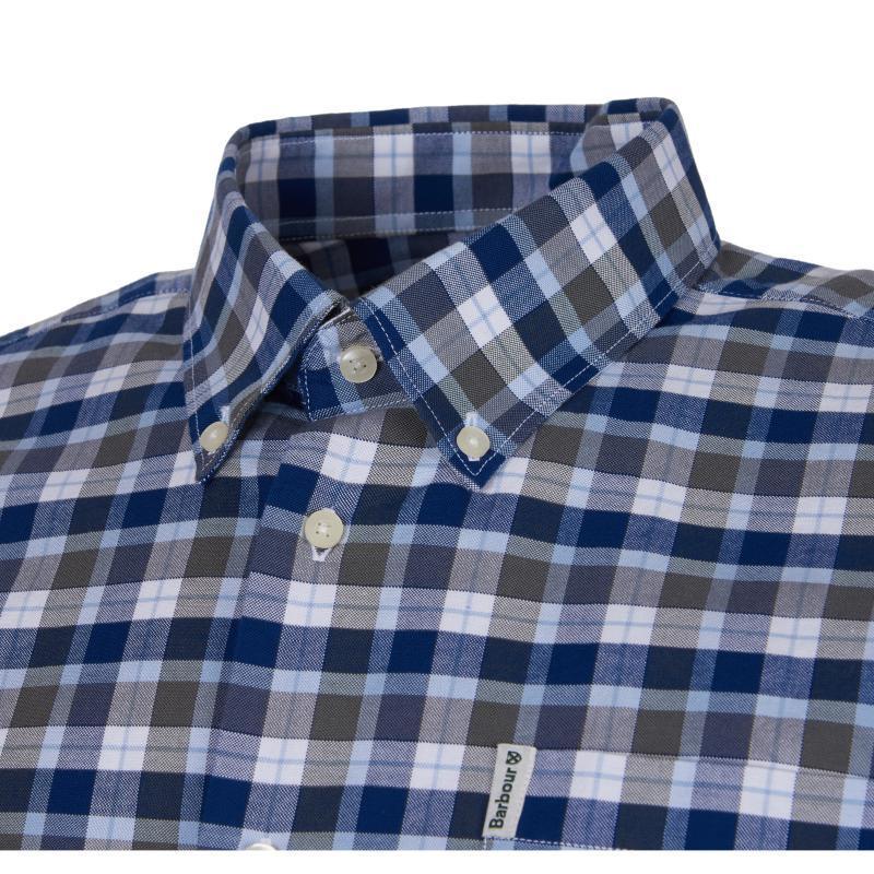 Barbour Country Check 15 Mens Regular Fit Shirt - Olive - William Powell