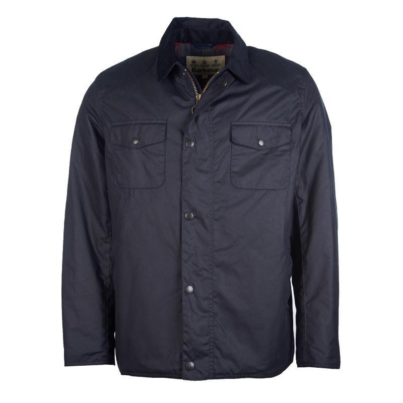 Barbour Dalegarth Mens Wax Jacket - Navy - William Powell