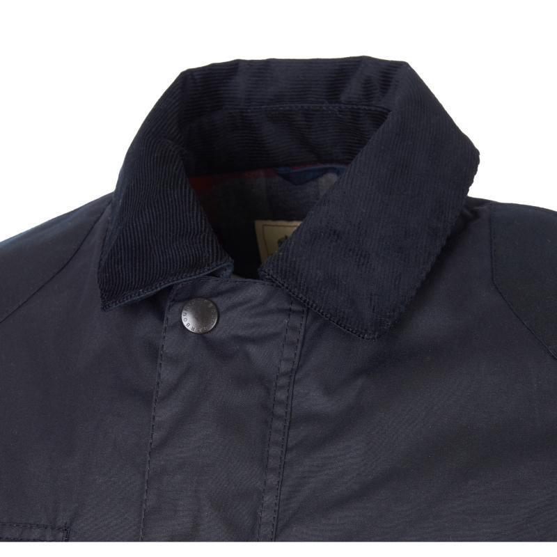 Barbour Dalegarth Mens Wax Jacket - Navy - William Powell