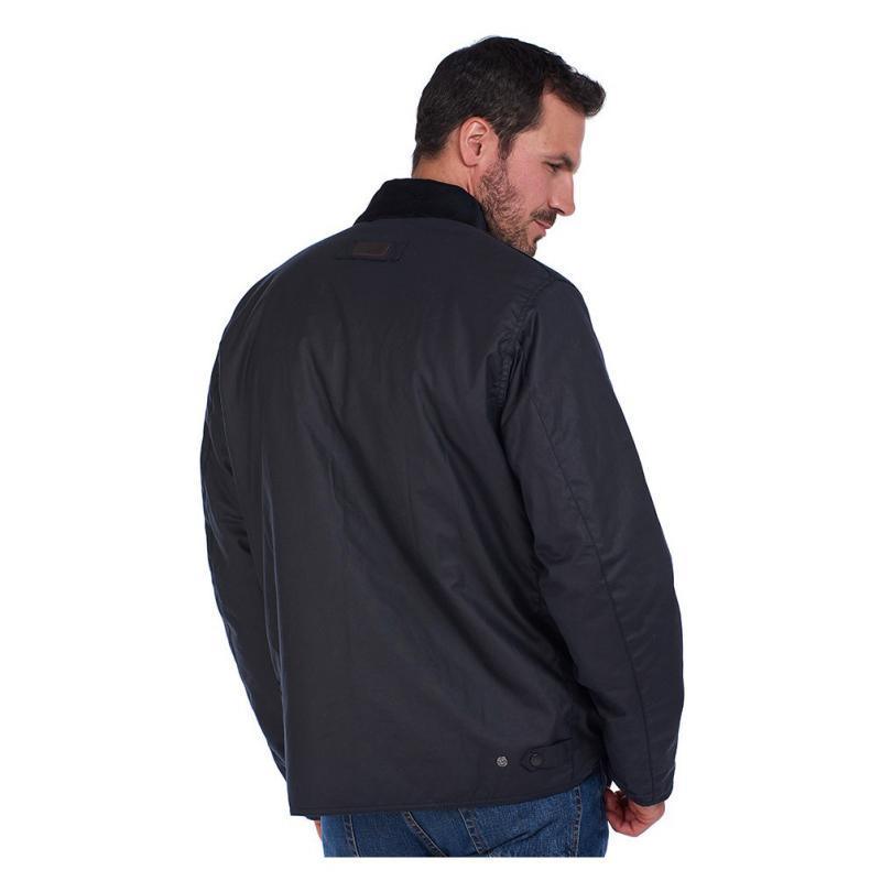 Barbour Dalegarth Mens Wax Jacket - Navy - William Powell