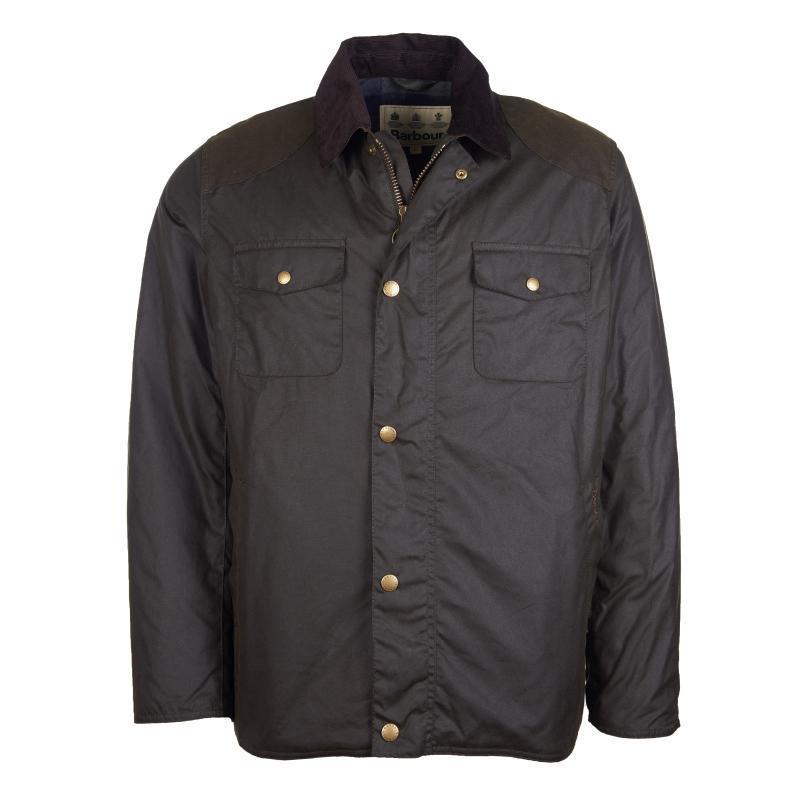 Barbour Dalegarth Mens Wax Jacket - Olive - William Powell