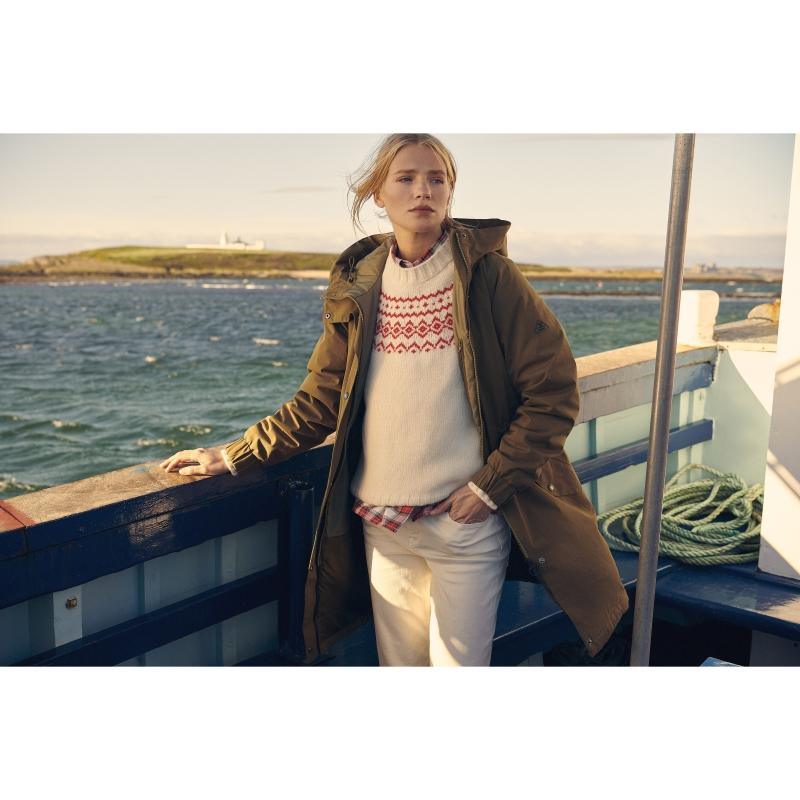 Barbour Driftwood Ladies Knit - Multi - William Powell