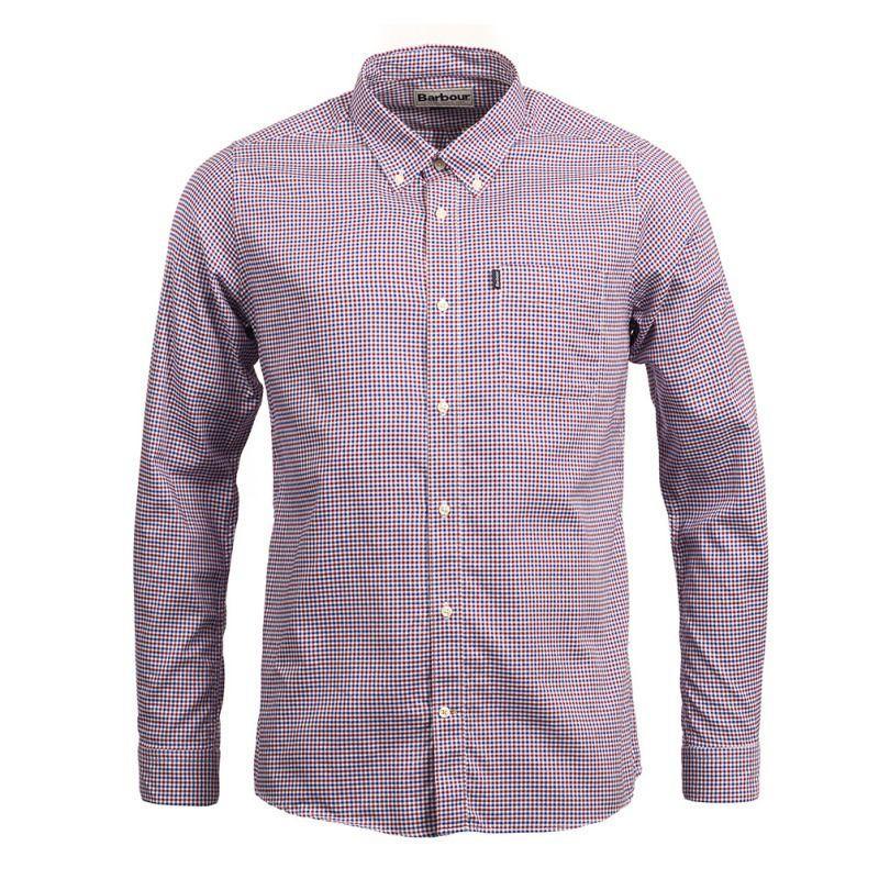 Barbour Endsleigh Oxford Check - Red - William Powell
