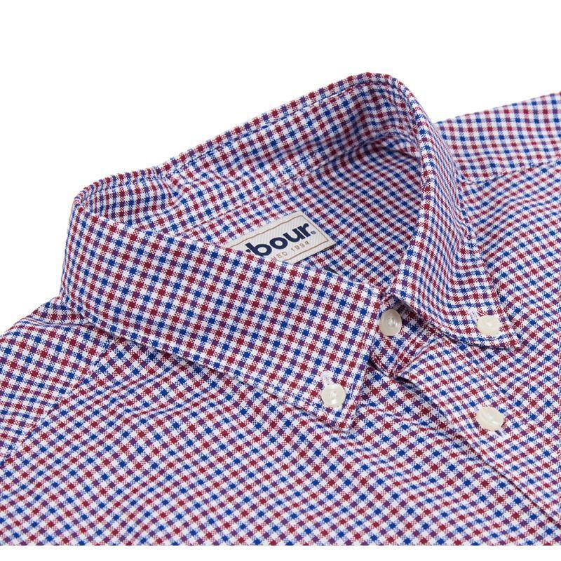 Barbour Endsleigh Oxford Check - Red - William Powell
