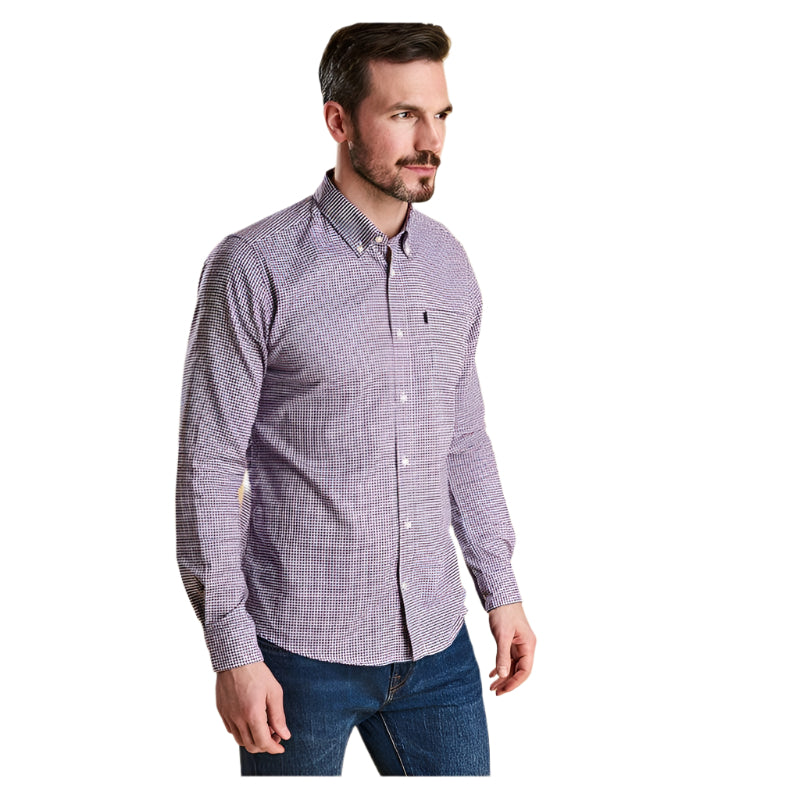 Barbour Endsleigh Oxford Check - Red - William Powell