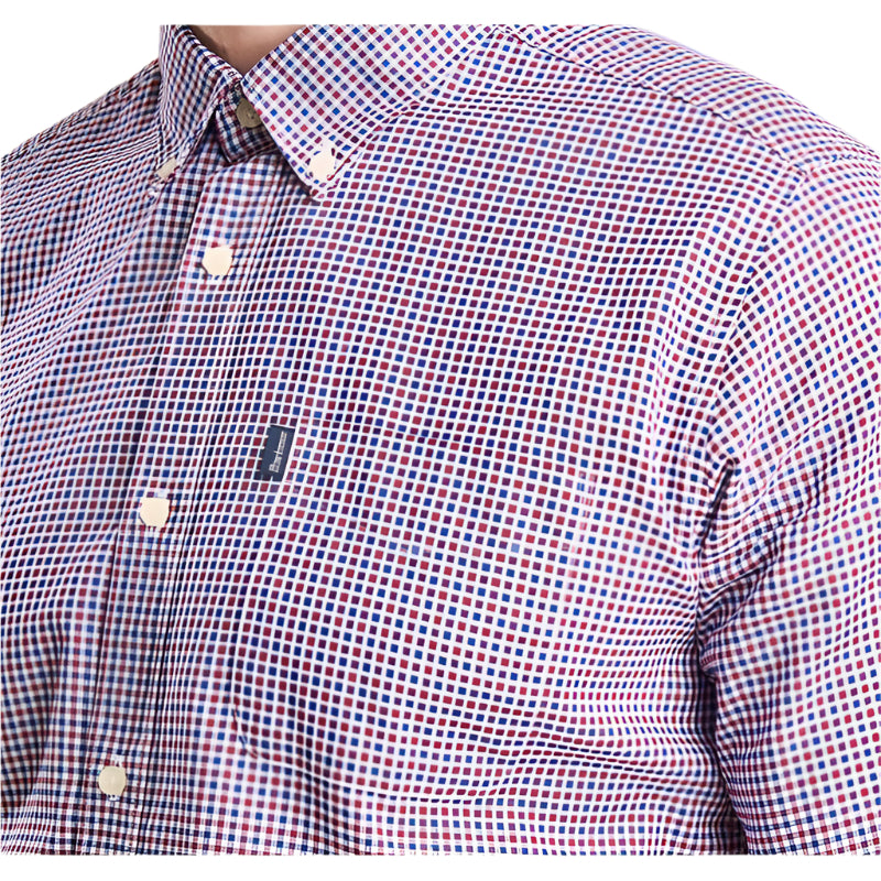Barbour Endsleigh Oxford Check - Red - William Powell