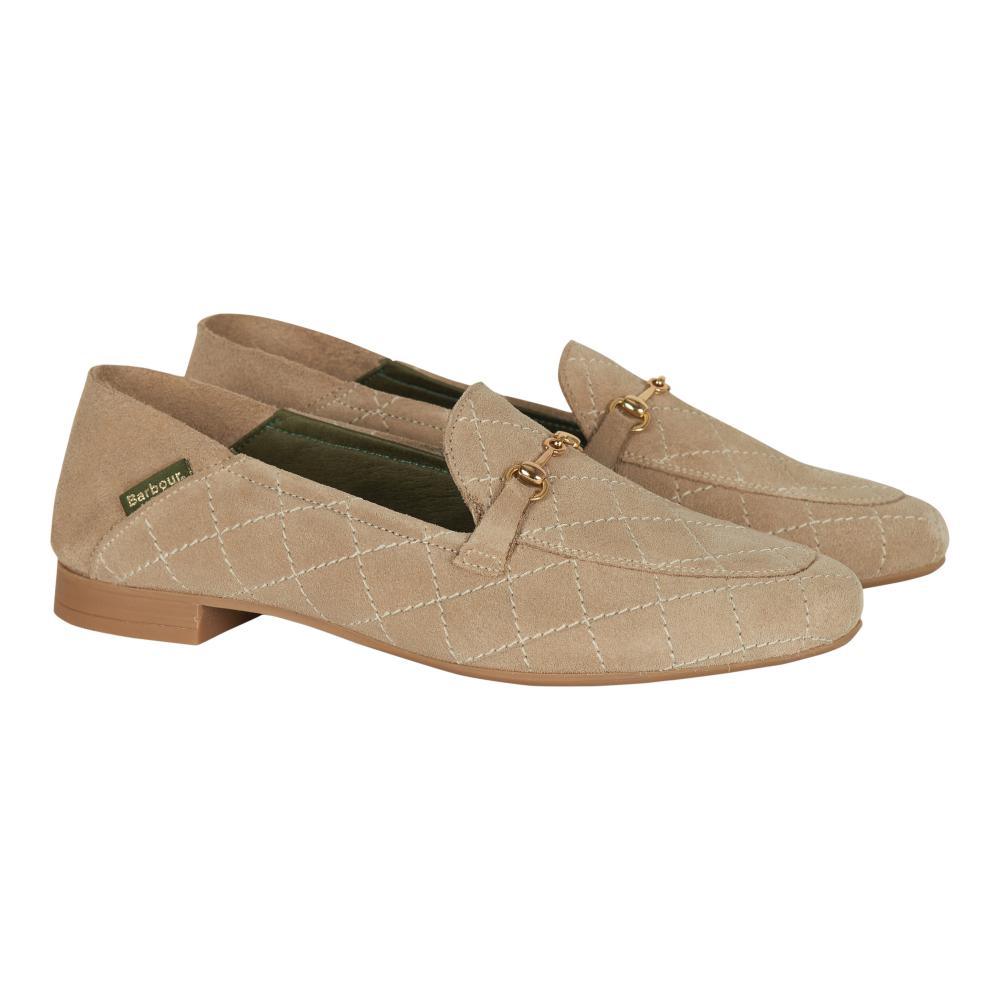 Barbour Esme Ladies Loafer - Beige Suede - William Powell