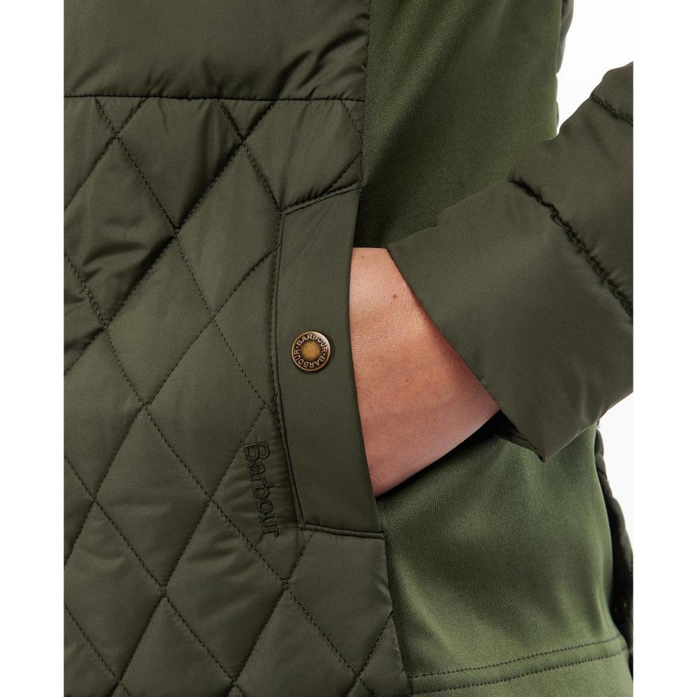 Barbour Esme Ladies Quilted Jacket - Olive - William Powell