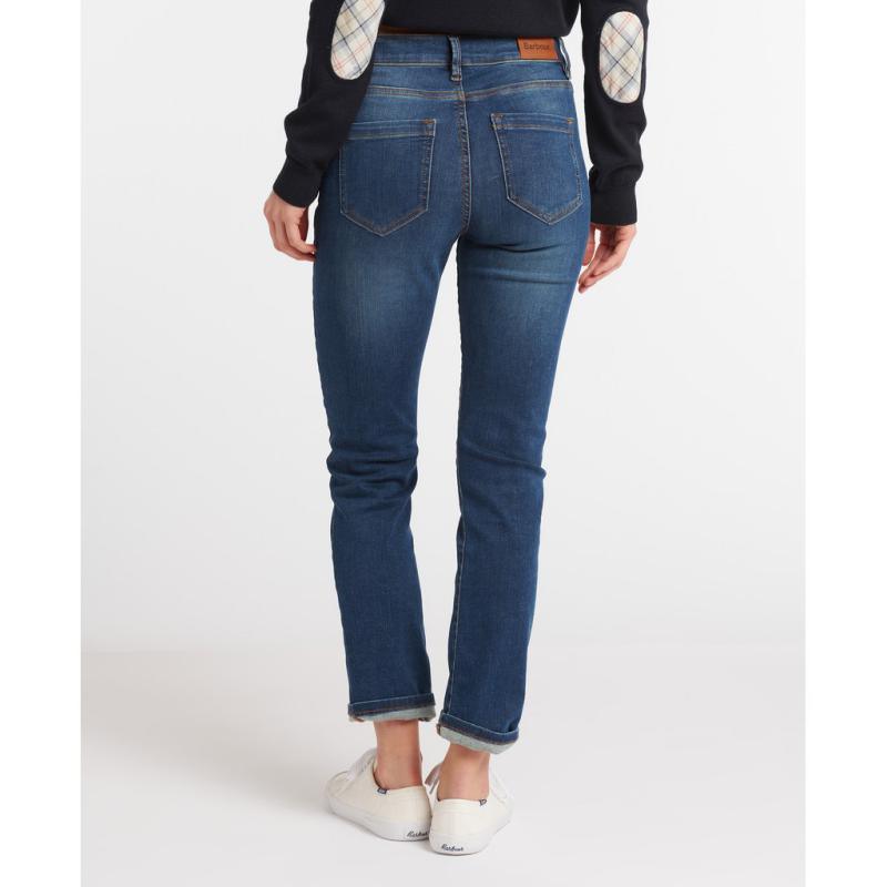 Barbour Essential Ladies Slim Jean - Worn Blue - William Powell