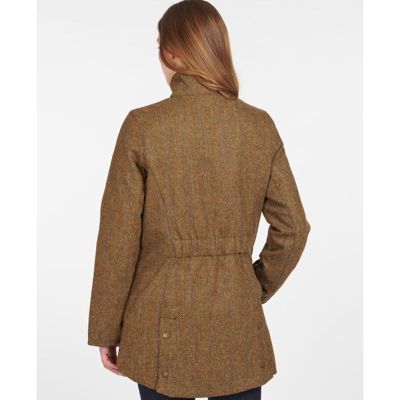 Barbour Fairfield Ladies Wool Tweed Jacket - Honey Mustard - William Powell