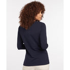 Barbour Fareham Ladies Long Sleeve Tee - Navy - William Powell