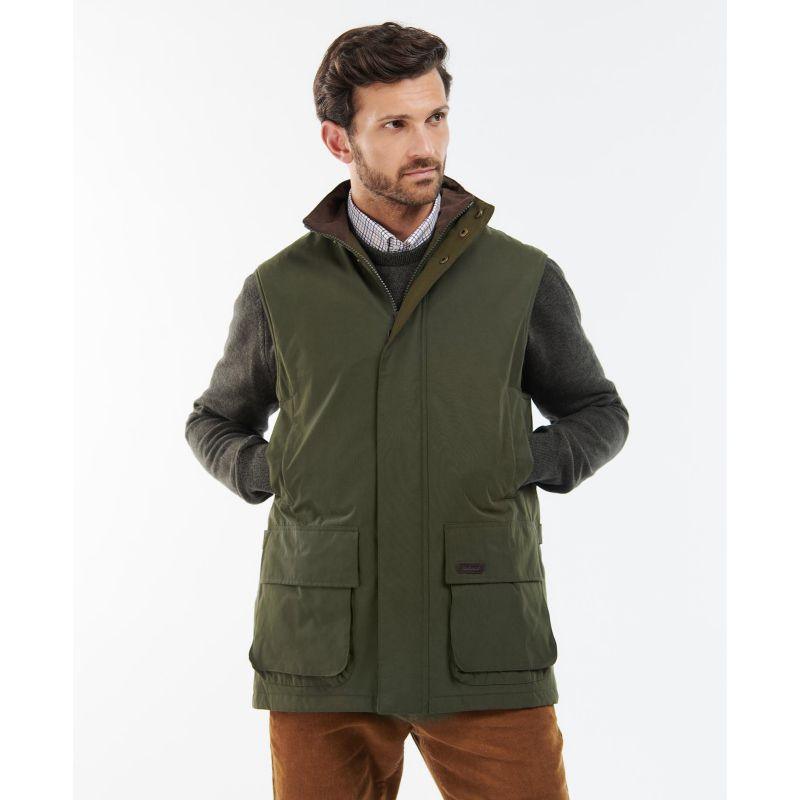 Barbour Farringdon Mens Thermore Gilet - Olive - William Powell