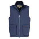 Barbour Fernwood Mens Quilted Gilet - Navy - William Powell