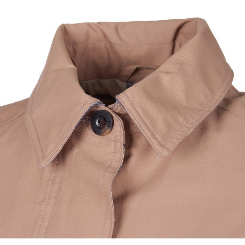 Barbour Findhorn Ladies Waterproof Trench Jacket - Oatmeal - William Powell