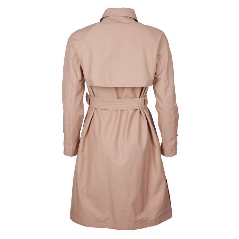 Barbour Findhorn Ladies Waterproof Trench Jacket - Oatmeal - William Powell