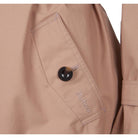 Barbour Findhorn Ladies Waterproof Trench Jacket - Oatmeal - William Powell