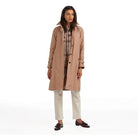 Barbour Findhorn Ladies Waterproof Trench Jacket - Oatmeal - William Powell