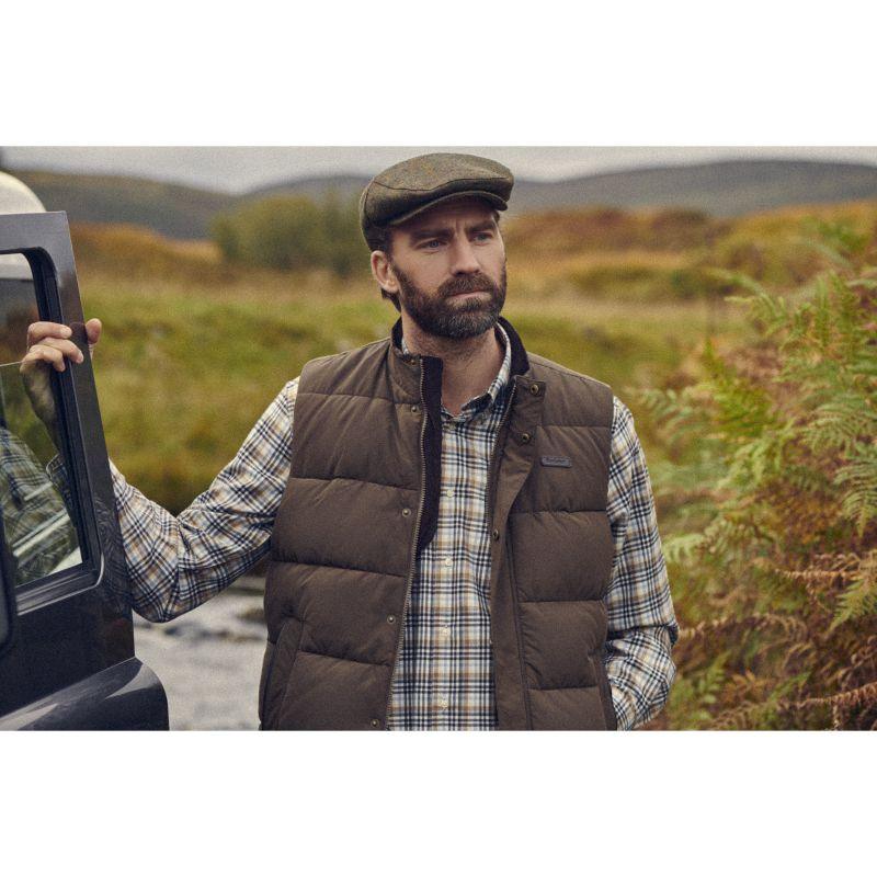 Barbour Fontwell Mens Quilted Gilet - Sandstone - William Powell