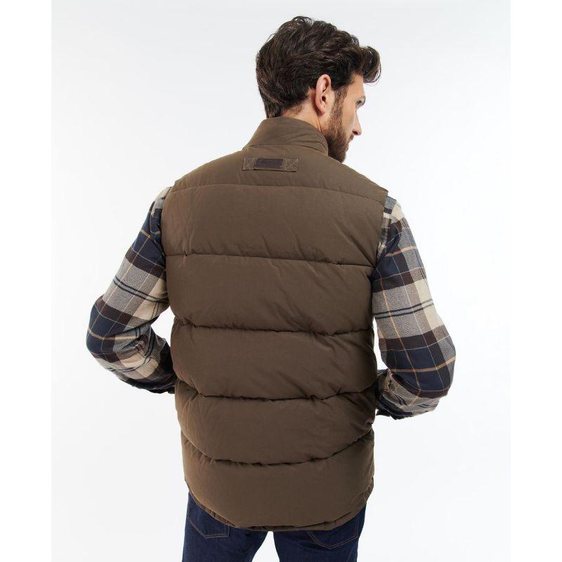 Barbour Fontwell Mens Quilted Gilet - Sandstone - William Powell