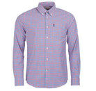 Barbour Gingham 11 Tailored Mens Shirt - Red - William Powell