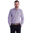 Barbour Gingham 11 Tailored Mens Shirt - Red - William Powell