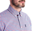 Barbour Gingham 11 Tailored Mens Shirt - Red - William Powell