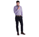 Barbour Gingham 11 Tailored Mens Shirt - Red - William Powell