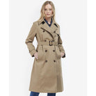 Barbour Greta Ladies Showerproof Trench - Rosewood/Rosewood Tartan - William Powell