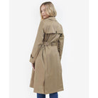 Barbour Greta Ladies Showerproof Trench - Rosewood/Rosewood Tartan - William Powell