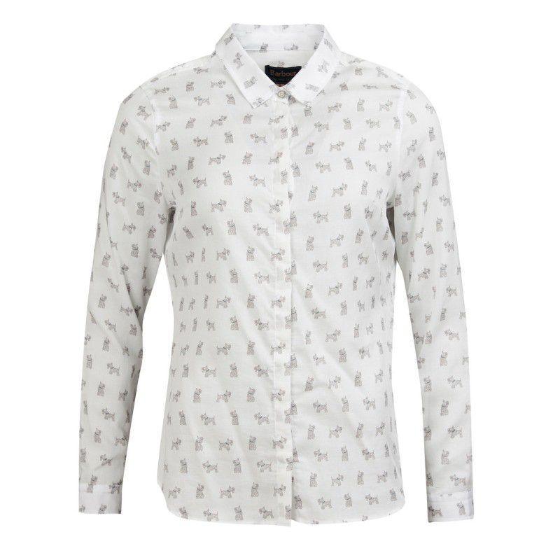 Barbour Greyfriars Ladies Shirt - White - William Powell
