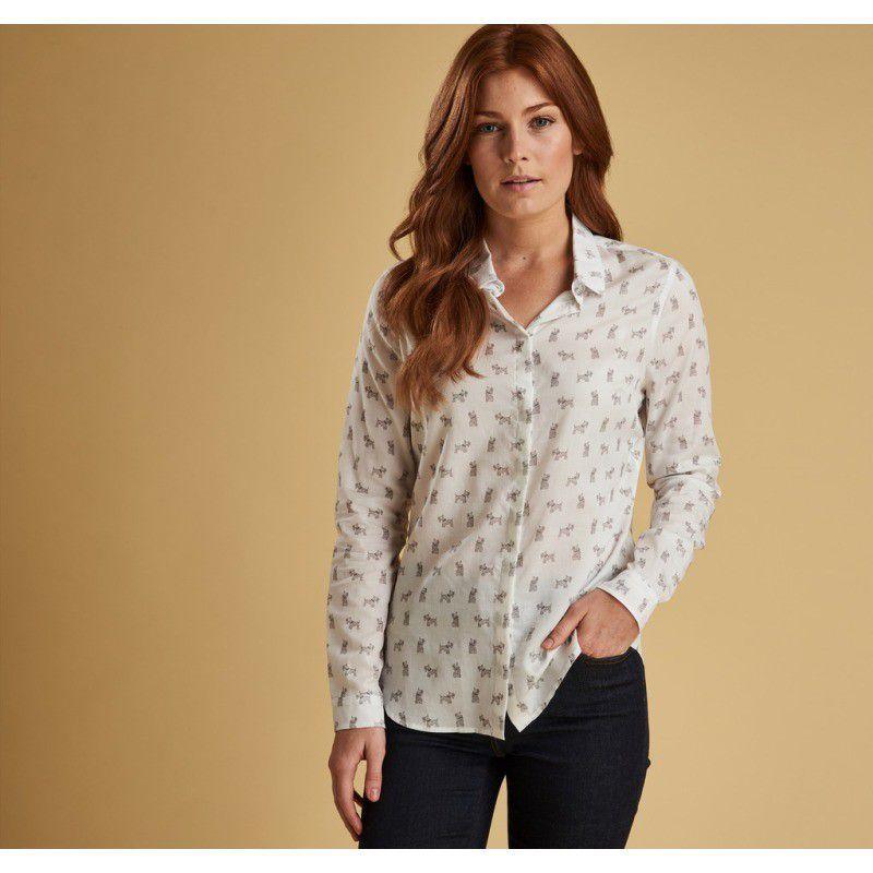 Barbour Greyfriars Ladies Shirt - White - William Powell