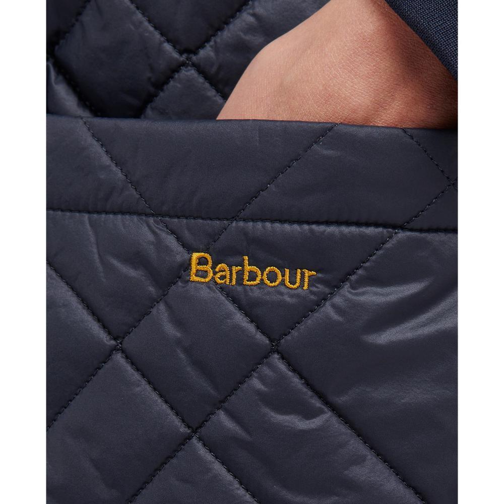 Barbour Grimsthorpe Ladies Quilted Coat - Dark Navy/Dress Tartan - William Powell