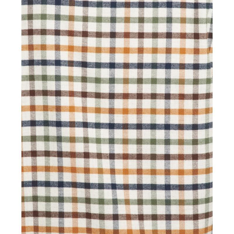 Barbour Hadlo Regular Fit Mens Shirt - Ecru Marl - William Powell