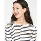 Barbour Hawkins Ladies Print Top - Off White Country Print - William Powell