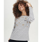 Barbour Hawkins Ladies Print Top - Off White Country Print - William Powell