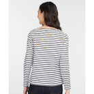 Barbour Hawkins Ladies Print Top - Off White Country Print - William Powell