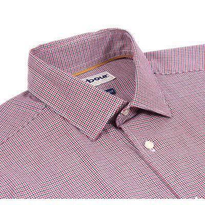 Barbour Highfield Micro Gingham Shirt - Navy - William Powell