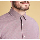 Barbour Highfield Micro Gingham Shirt - Navy - William Powell