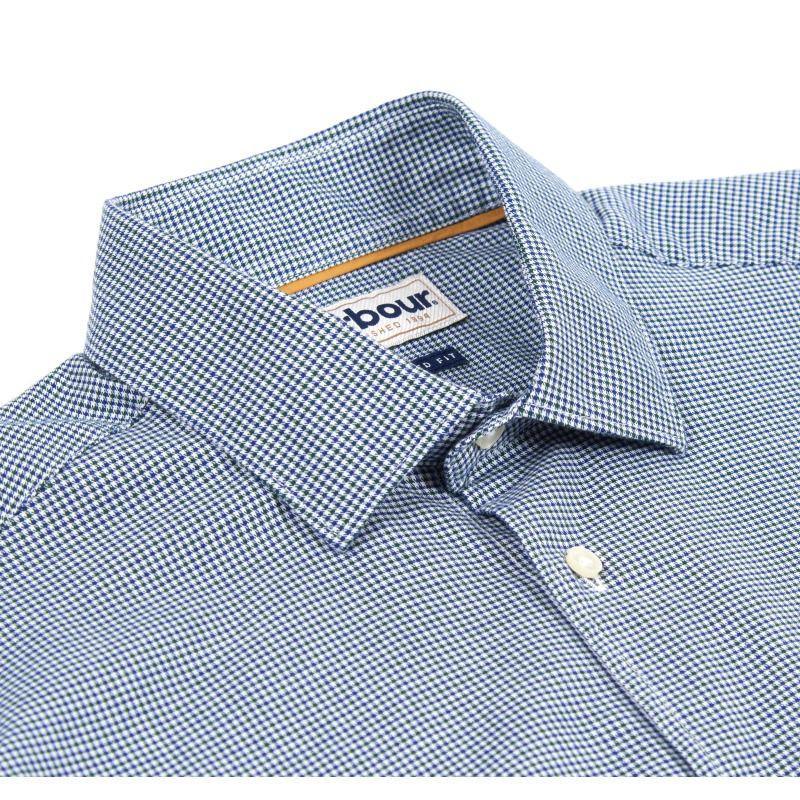 Barbour Highfield Micro Gingham Shirt - Racing Green - William Powell